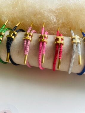 Resin Rope Style Brac | Bracelet Effet Corde Résine H Acier Inoxydable Ajustable